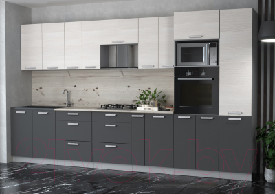 Готовая кухня Интерлиния Мила Лайт 3.6 ВТ