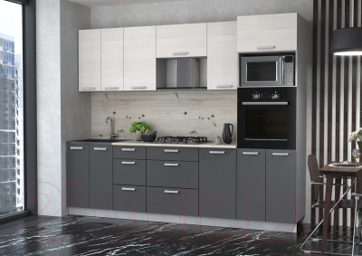 Кухонный гарнитур Интерлиния Мила Лайт 2.6 ВТ