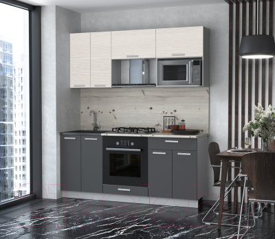 Готовая кухня Интерлиния Мила Лайт 1.8 ВТ