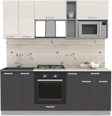 Готовая кухня Интерлиния Мила Лайт 2.0 ВТ - фото