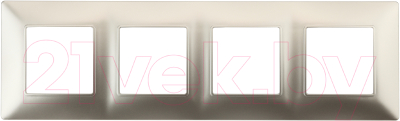 Рамка для выключателей и розеток ЭРА Elegance 14-5004-04 / Б0034402 - фото