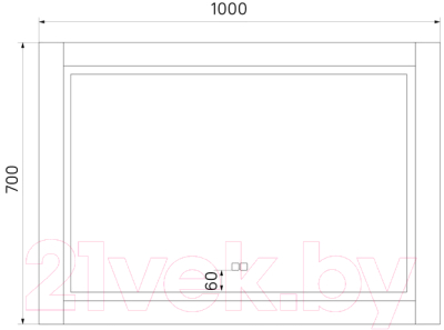 Зеркало IDDIS Oxford ЗЛП112