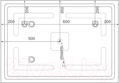 Зеркало IDDIS Oxford ЗЛП112