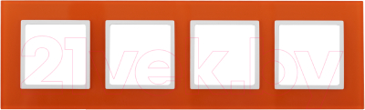 Рамка для выключателей и розеток ЭРА Elegance 14-5104-22 / Б0034531 - фото