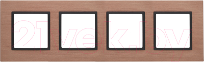 Рамка для выключателей и розеток ЭРА Elegance 14-5204-14 / Б0034562 - фото