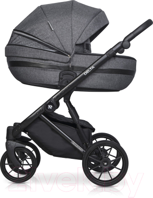 Детская универсальная коляска Riko Basic Delta 3 в 1 (05/темно-серый)