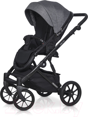 Детская универсальная коляска Riko Basic Delta 3 в 1 (05/темно-серый)