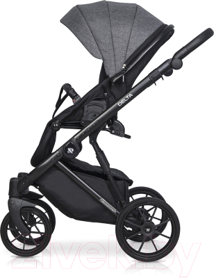 Детская универсальная коляска Riko Basic Delta 3 в 1 (05/темно-серый)