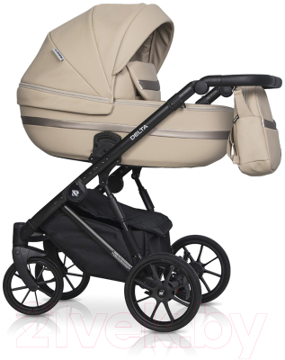 Детская универсальная коляска Riko Basic Delta Ecco 3 в 1 (11/песочный) - фото