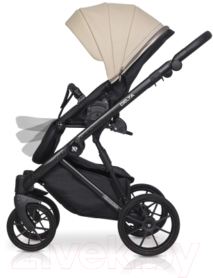 Детская универсальная коляска Riko Basic Delta Ecco 3 в 1 (11/песочный)