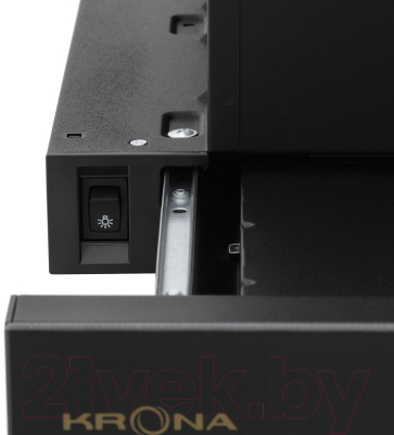 Вытяжка телескопическая Krona Kamilla Retro 600 Black / КА-00003173