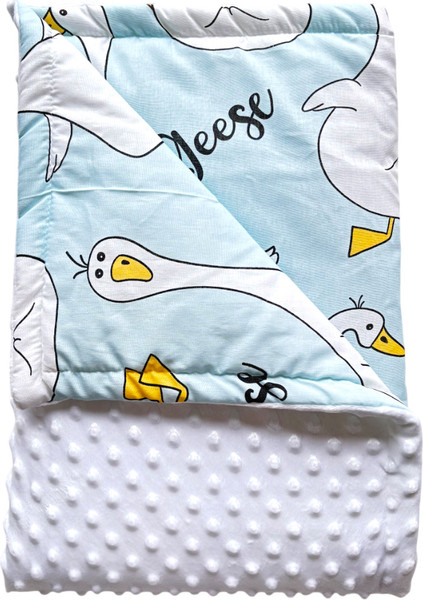 Плед для малышей Sofi Фламинго 90x90 / 5030 - фото