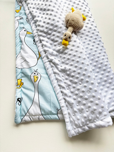 Плед для малышей Sofi Фламинго 90x90 / 5030