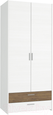 Шкаф Евва Венеция ВН-2D2S (бодега белый/ясень орландо) - фото
