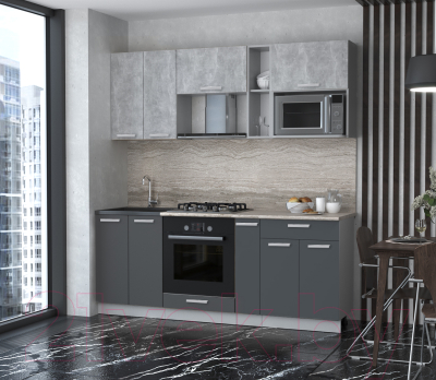 Готовая кухня Интерлиния Мила Лайт 2.0 ВТ