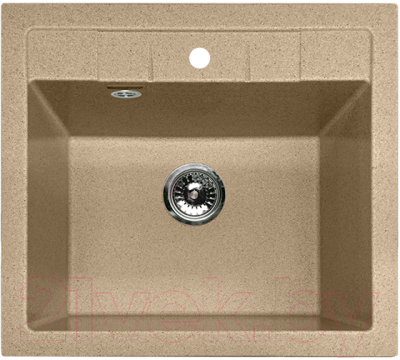 Мойка кухонная GranFest Quadro GF-Q561 (песочный) - фото