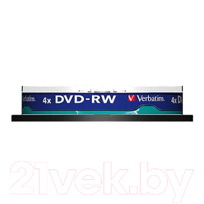 Набор дисков DVD-RW Verbatim 4.7Гб / 043552