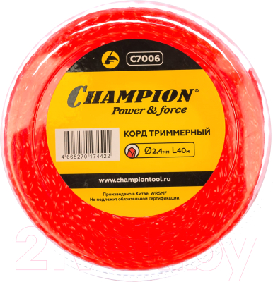 Леска для триммера Champion C7006 - фото