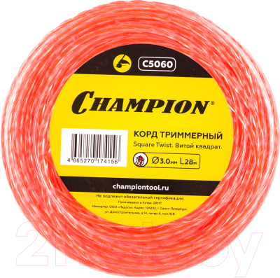 Леска для триммера Champion C5060 - фото