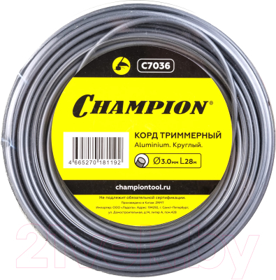 Леска для триммера Champion C7036 - фото