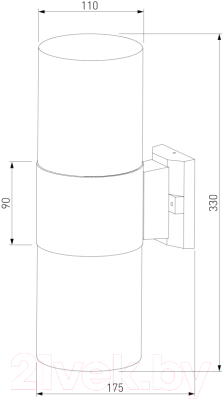 Бра уличное Elektrostandard Roil 35125/D