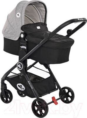 Детская универсальная коляска Lorelli Patrizia Light Grey / 10021652119 - фото