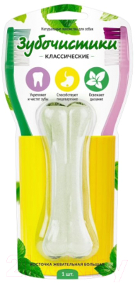 Лакомство для собак Деревенские лакомства Косточка жевательная большая - фото