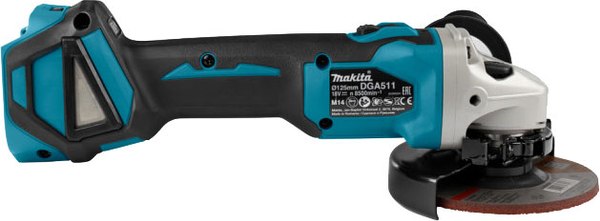 Профессиональная угловая шлифмашина Makita DGA511RT