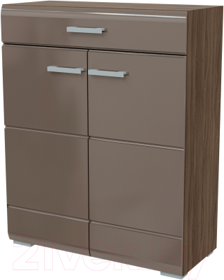 Тумба Стендмебель Вегас в прихожую (кофе с молоком/ясень шимо темный) - фото