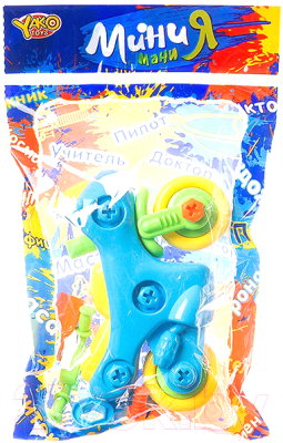 Игрушка-конструктор Yako Мини МаниЯ Мотоцикл / Г88740 - фото