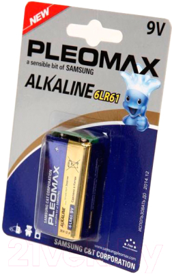 Батарейка Pleomax 6LR61 - фото