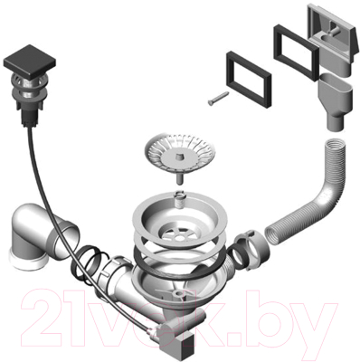 Сифон Aquasanita AQ 006 H - фото