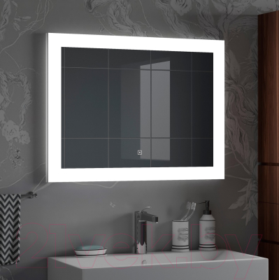 Зеркало Континент Relax Led 90x70