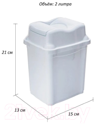 Мусорное ведро Эльфпласт Proff EP476