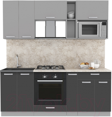 Готовая кухня Интерлиния Мила Лайт 2.0 ВТ - фото