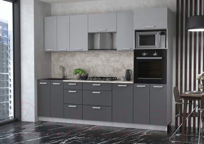 Кухонный гарнитур Интерлиния Мила Лайт 2.6 ВТ