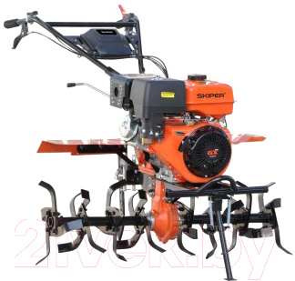 Мотокультиватор бензиновый Skiper SP-1600S + колеса 19х7-8 (комплект) - фото