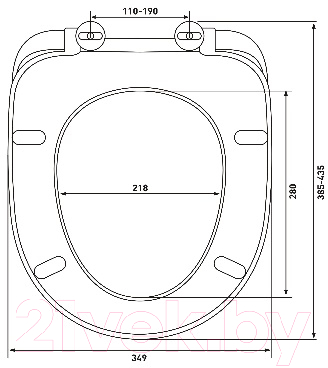 Сиденье для унитаза Berges Lux AB / 010604