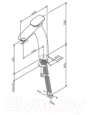 Смеситель AM.PM Spirit V2.0 F70A92000