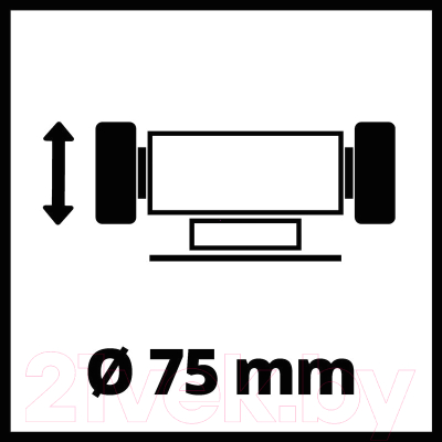 Точильно-шлифовальный станок Einhell TC-XG 75 Kit (4412559)