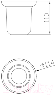 Подставка для ершика Potato P205