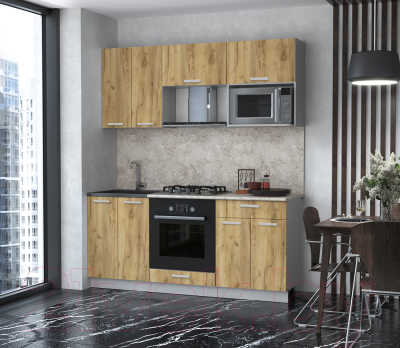 Готовая кухня Интерлиния Мила Лайт 1.8 ВТ