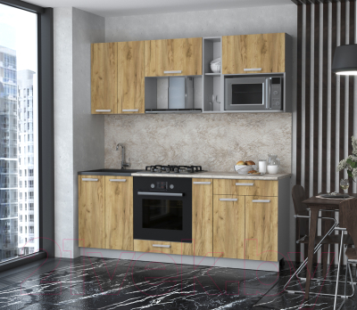 Готовая кухня Интерлиния Мила Лайт 2.0 ВТ