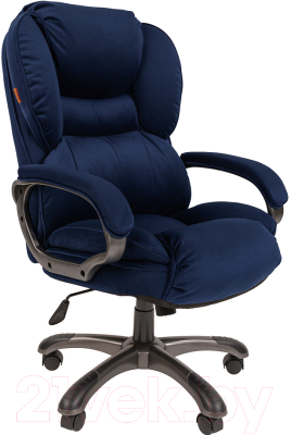 Кресло офисное Chairman Home 434 (Т-82 синий) - фото