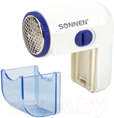 Машинка для удаления катышков Sonnen FS-8808 / 455464 (белый/синий)