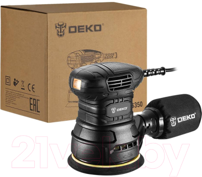 Эксцентриковая шлифовальная машина Deko DKG350 / 063-4263