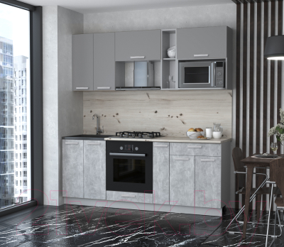 Готовая кухня Интерлиния Мила Лайт 2.0 ВТ