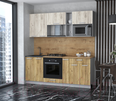 Готовая кухня Интерлиния Мила Лайт 2.0 ВТ