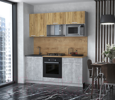 Готовая кухня Интерлиния Мила Лайт 1.8 ВТ