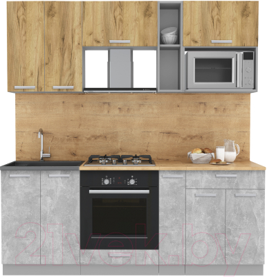 Готовая кухня Интерлиния Мила Лайт 2.0 ВТ - фото